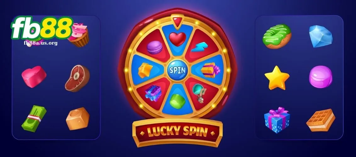 Giao diện chính của Lucky Spin FB88